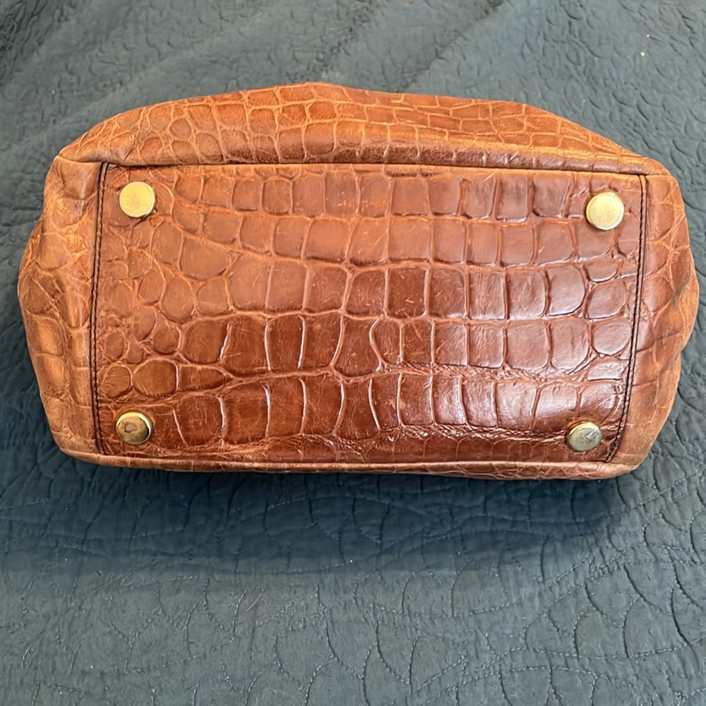 Fossil Felicity Brown Crocodile Tote - Picture 4 of 14